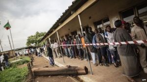 Zambians voting in a presidential election caused by the death of President Michael Sata early this year.